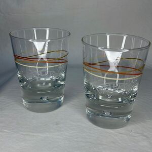 Baileys Rocks Glass 8 Oz Each 4 1/4 In Tall 3 In Round Set 2 Liquor Bar Cocktail